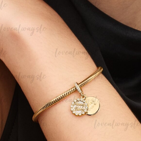 Pandora Happy Birthday Cake Dangle Charm - Picture 5 of 6